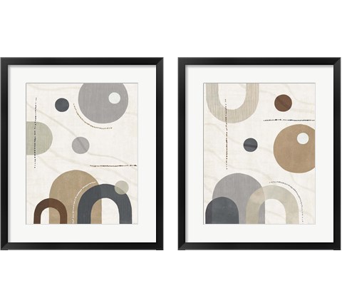 Soft Balance 2 Piece Framed Art Print Set by Veronique Charron