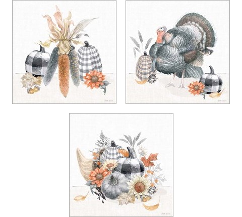 Harvest Classics 3 Piece Art Print Set by Beth Grove