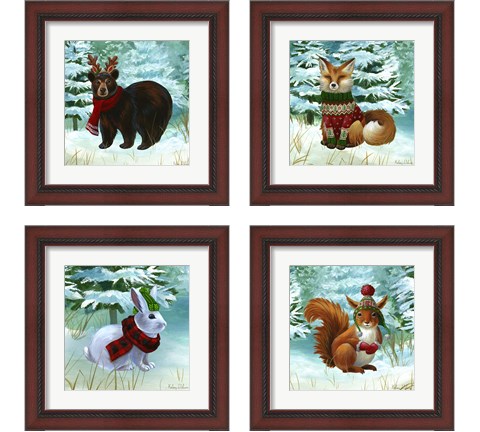 Winterscape  4 Piece Framed Art Print Set by Kelsey Wilson