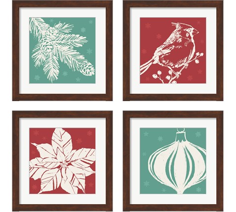 Seasonal Shades 4 Piece Framed Art Print Set by Anne Tavoletti