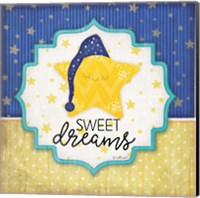 Framed 'Sweet Dreams' border=