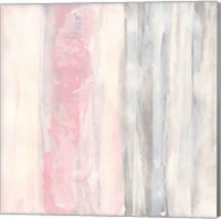 Framed 'Whitewashed Blush II' border=