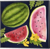 Framed 'Fresh Fruit II' border=