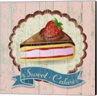 Framed 'Sweet Cakes' border=