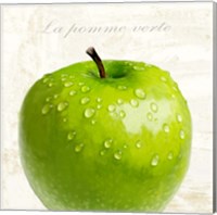 Framed 'La Pomme Vert' border=