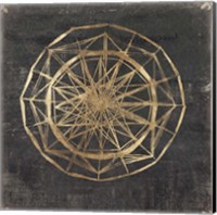 Framed 'Golden Wheel II' border=