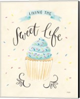 Framed 'Sweet Life IV Light' border=