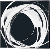 Framed 'Gilded Enso IV BW' border=