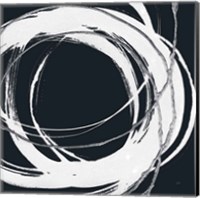 Framed 'Gilded Enso II BW' border=