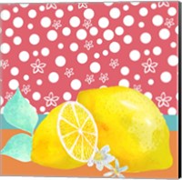 Framed 'Lemon Inspiration I' border=