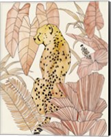 Framed 'Blush Cheetah I' border=