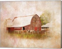 Framed 'Sully's Barn' border=