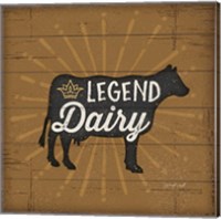 Framed 'Legend Dairy' border=