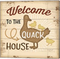 Framed 'Quack House' border=