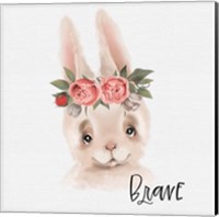 Framed 'Brave Rabbit' border=