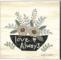 Framed 'Love Always' border=