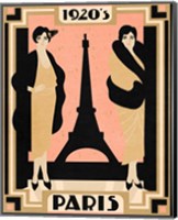 Framed '1920's Paris II' border=