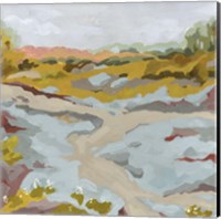 Framed 'Lowland River II' border=