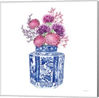 Framed 'Chinoiserie Style III' border=