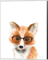 Framed 'Fox in Glasses' border=