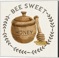 Framed 'Bee Hive III-Bee Sweet' border=