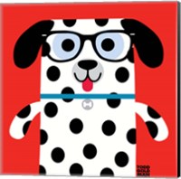 Framed 'Bow Wow Dalmation' border=