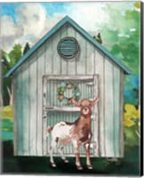 Framed Goat Shed I