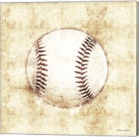 Framed 'Baseball Sketch' border=