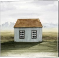 Framed 'Nordic Cottage I' border=