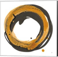 Framed 'Amber Enso IV' border=