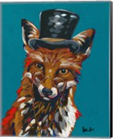 Framed 'Spy Animals IV-Sly Fox' border=