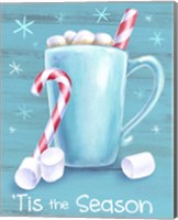 Framed 'Peppermint Cocoa II-Tis the Season' border=