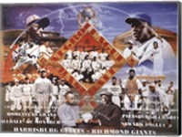 Framed Negro League Baseball