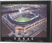 Framed Ballpark - Arlington, Texas (Night)