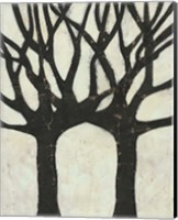 Framed 'Batik Arbor II' border=