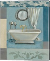 Framed 'Antique Bath II' border=