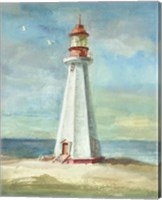 Framed 'Lighthouse III' border=