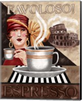 Framed 'Espresso' border=