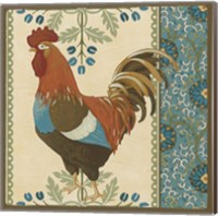 Framed Cottage Rooster V