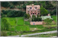 Framed Village of Aghbalou, Ourika Valley, Marrakech, Morocco