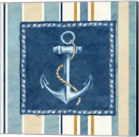 Framed 'Nautical Stripe III' border=