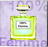 Framed '100% Femme' border=