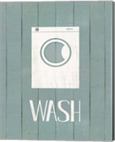 Framed 'Wash House Wash' border=