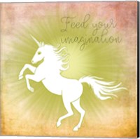 Framed 'Feed Your Imagination' border=