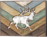 Framed 'Lodge Elk' border=