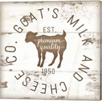 Framed 'Goat's Milk and Cheese Co. II' border=