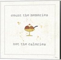 Framed 'Calorie Cuties VI' border=