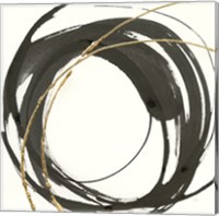 Framed 'Gilded Enso IV' border=