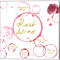 Framed 'Rose Wine' border=