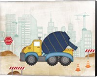 Framed 'Cement Truck' border=